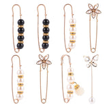 Vintage Pearl Safety Sweater Shawl Clips for Women