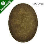 Antique Bronze Oval Bezel Brooch, 20pcs/lot