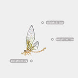 Acrylic CZ Dragonfly Butterfly Brooch for Women