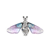 Acrylic CZ Dragonfly Butterfly Brooch for Women