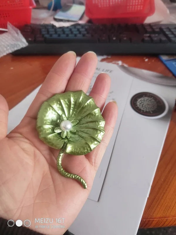 Personalized Brooch Plant Pin Accessory