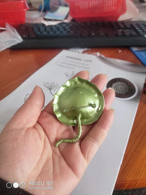 Personalized Brooch Plant Pin Accessory