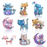 Enamel Animal Brooch Pins for Women Girls