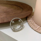 Zircon Smiling Face Brooch for Women