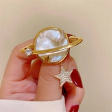 Fritillaria Sweater Pin Universe Star Brooch