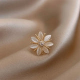 Opal Bow Japanese Style Brooch for Women