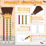 Colorful Broom Wizard Pencils (12 Pcs)