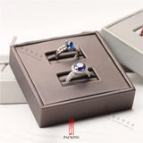 Brown & Silver Rings Stand Holder Organizer Seat