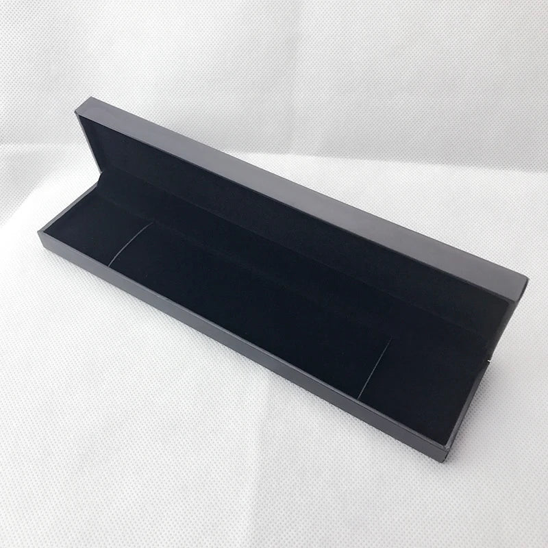 Brown Leatherette Jewellery Box for Necklace Storage