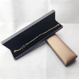 Brown Leatherette Jewellery Box for Necklace Storage