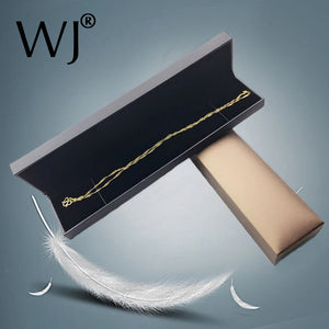 Brown Leatherette Jewellery Box for Necklace Storage