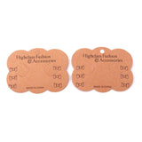 Brown Bow Paper Headwear Hair Clip Card Display Packaging 200PCS