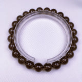 Brown Crystal Charm Bracelet 8mm Beads Pulseras Armband Men and Women
