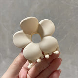 Brown Flower Bow Hair Clip Headdress for Women