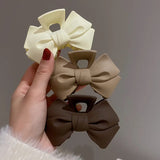 Brown Flower Bow Hair Clip Headdress for Women
