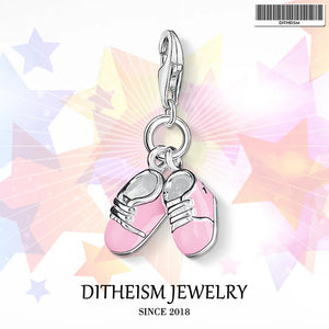 Brown Handbag Charms Pendant 925 Sterling Silver Women Girls Gift