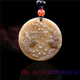 Brown Jade Bird Pendant Women Jewelry for Jadeite Chinese Natural Charm Amulet