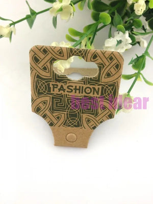 Green Flower Jewelry Display Cards, Pack of 200