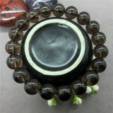 Brown Smoky Quartz Beads Bracelet Crystal Charms Gift