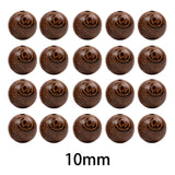 Brown Stripe Wood Beads 6/8/10mm Natural Round Beads Jewelry Making