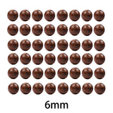 Brown Stripe Wood Beads 6/8/10mm Natural Round Beads Jewelry Making