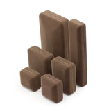 Brown Velvet Jewelry Storage Box for Rings Necklaces Bracelets