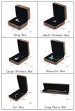 Brown Velvet Jewelry Storage Box for Rings Necklaces Bracelets