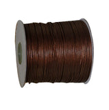 Brown Waxed Thread for Jewelry Making