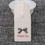 Brown Paper Gift Label Organizer Hang Tag Jewelry Charms Round