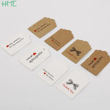 Brown Paper Gift Label Organizer Hang Tag Jewelry Charms Round