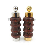 Wood Aroma Pendant 316L Stainless Steel Vial For Essential Oil