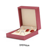 Brushed Pu Leather Three-Piece Jewelry Box Pearl Set Jewelry Box