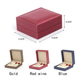 Brushed Pu Leather Three-Piece Jewelry Box Pearl Set Jewelry Box
