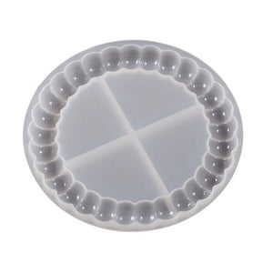 Round Epoxy Resin Coaster Mold for Bowl Mat