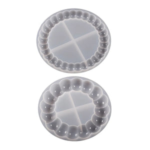 Round Epoxy Resin Coaster Mold for Bowl Mat