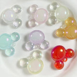 Jelly Mouse Head Pendant Beads Jewelry DIY Phone Chain Keychain Charms