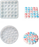 Bubble Shape Coaster Silicone Mold For Epoxy Resin Casting Mould