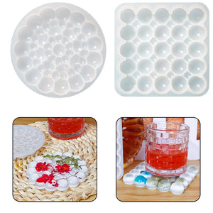 Bubble Shape Coaster Silicone Mold For Epoxy Resin Casting Mould