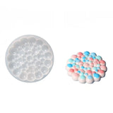Bubble Shape Coaster Silicone Mold For Epoxy Resin Casting Mould