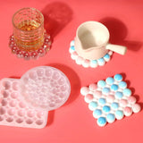 Bubble Shape Coaster Silicone Mold For Epoxy Resin Casting Mould