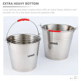 Stainless Steel Compost Pail Dog Can Rustic