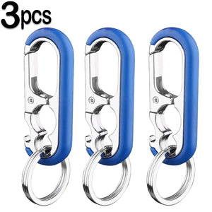 Stainless Steel Key Ring Bottle Opener for Men