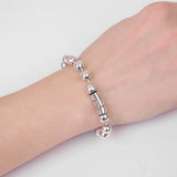 Buddha Bracelet Women's Motor Bike Chain Motorcycle Ancient Silver Bangle