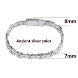 Buddha Bracelet Women Men Bangle Silver Ancient Lover Band
