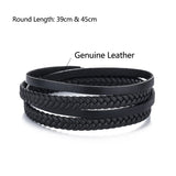 Buddha Bracelets & Bangles Mens Leather Bracelets Charm Jewelry