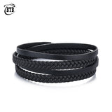 Buddha Bracelets & Bangles Mens Leather Bracelets Charm Jewelry