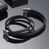 Buddha Bracelets & Bangles Mens Leather Bracelets Charm Jewelry