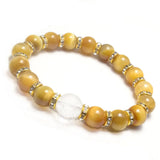 Buddha Engraving Tiger Eye Bracelet Heart Sutra Natural Crystal Lucky Amulet