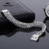 Buddha Mens Bracelets Men Link Chain Vintage Heavy Wide Bicycle Chain Wristband