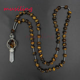 Buddha Beads Merkaba Dowsing Pendulum Pendant Charms Wicca Witch Amulet Jewelry